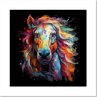 Horse Rainbow Posters and Art